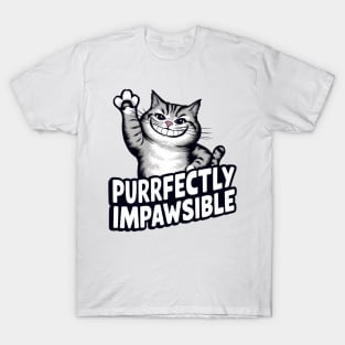 purrfectly impawsible T-Shirt